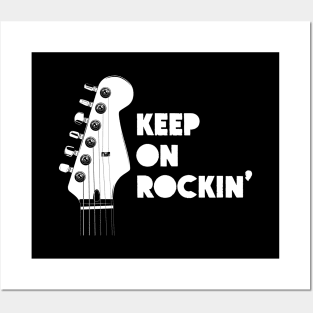 Keep On Rockin' (Strat) Posters and Art